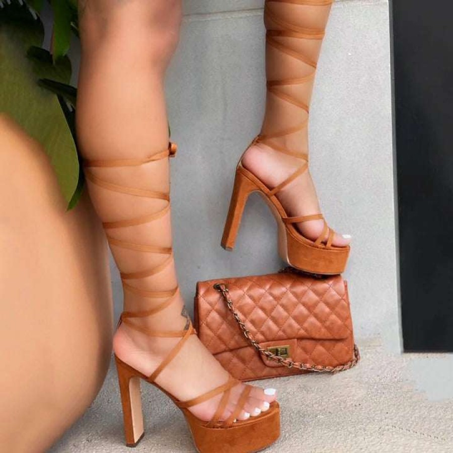 Shoe Type * | Liliana Grande1 Tan What'S New