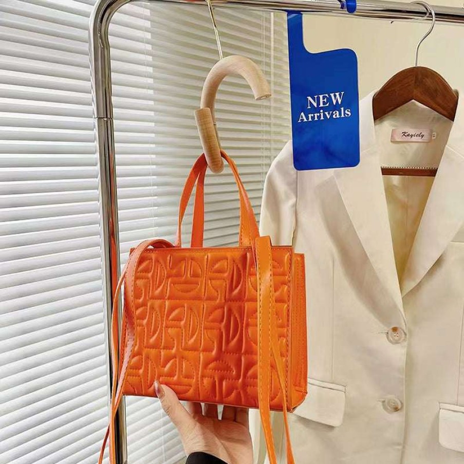 Accessories * | China 2058 Orange T Purse