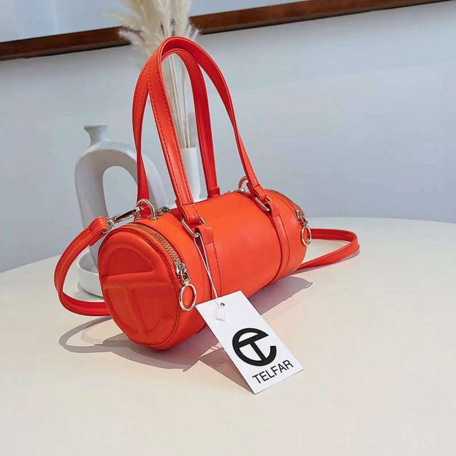 Accessories * | China What'S New 6801 Orange T Purse