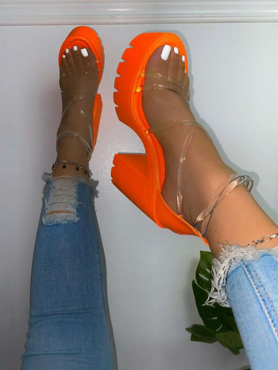 Shoe Type * | Lemonade What'S New Shiloh Orange