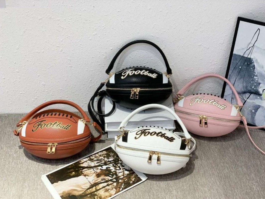 Accessories * | China Football Purse Brown What'S New