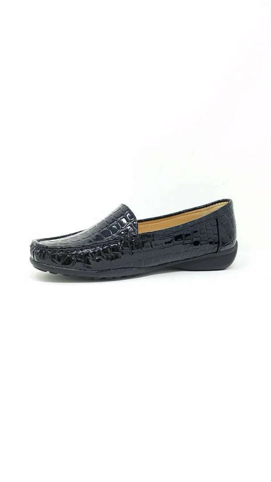 Shoe Type * | Olem Hazel7 Black Crocodile