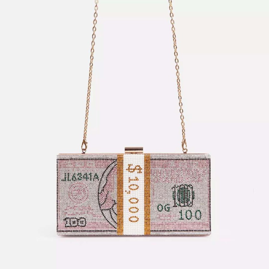 Accessories * | China What'S New Money Clutch Pink