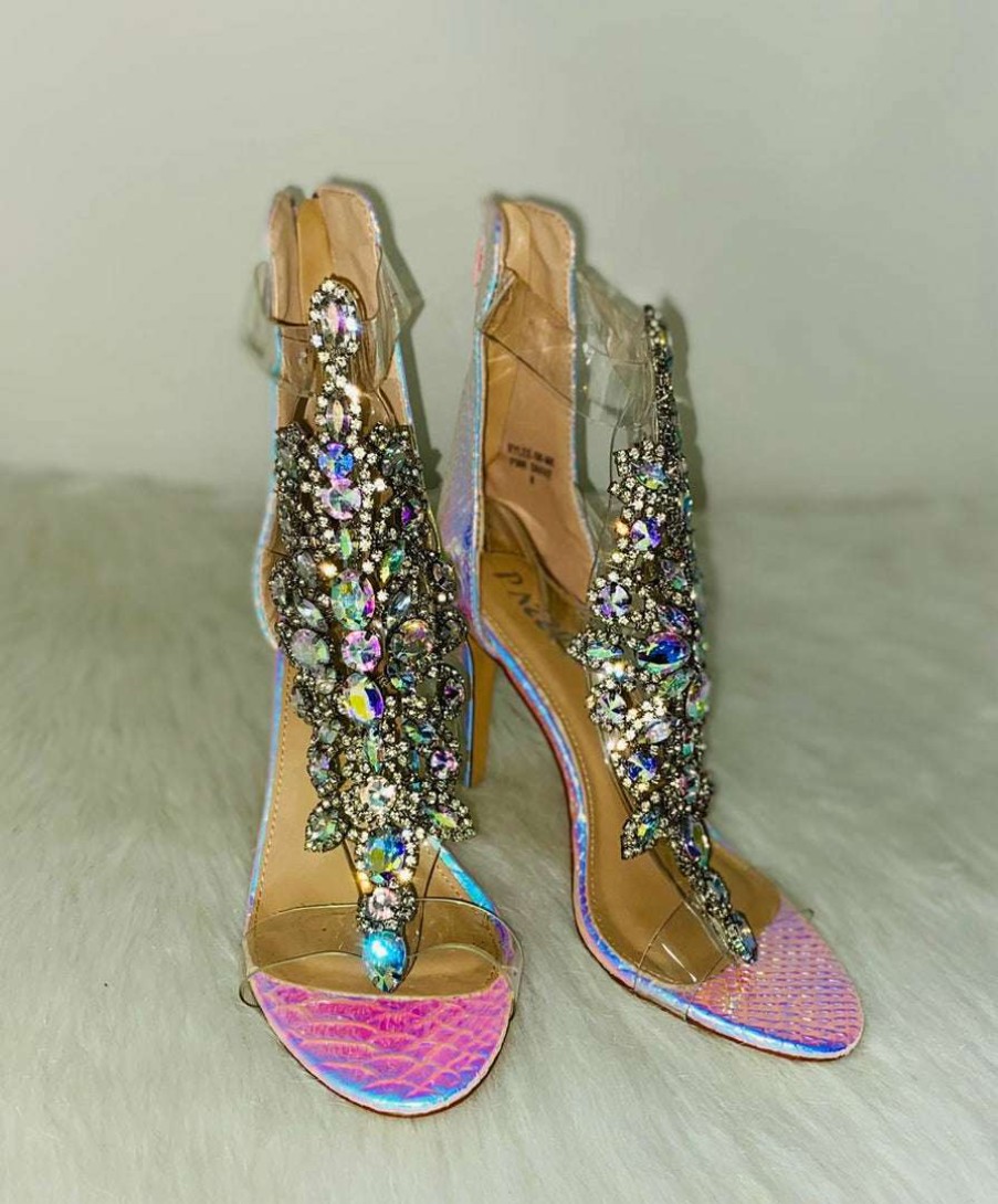 Shoe Type * | Springland Rylee08 Pink Snake Hologram