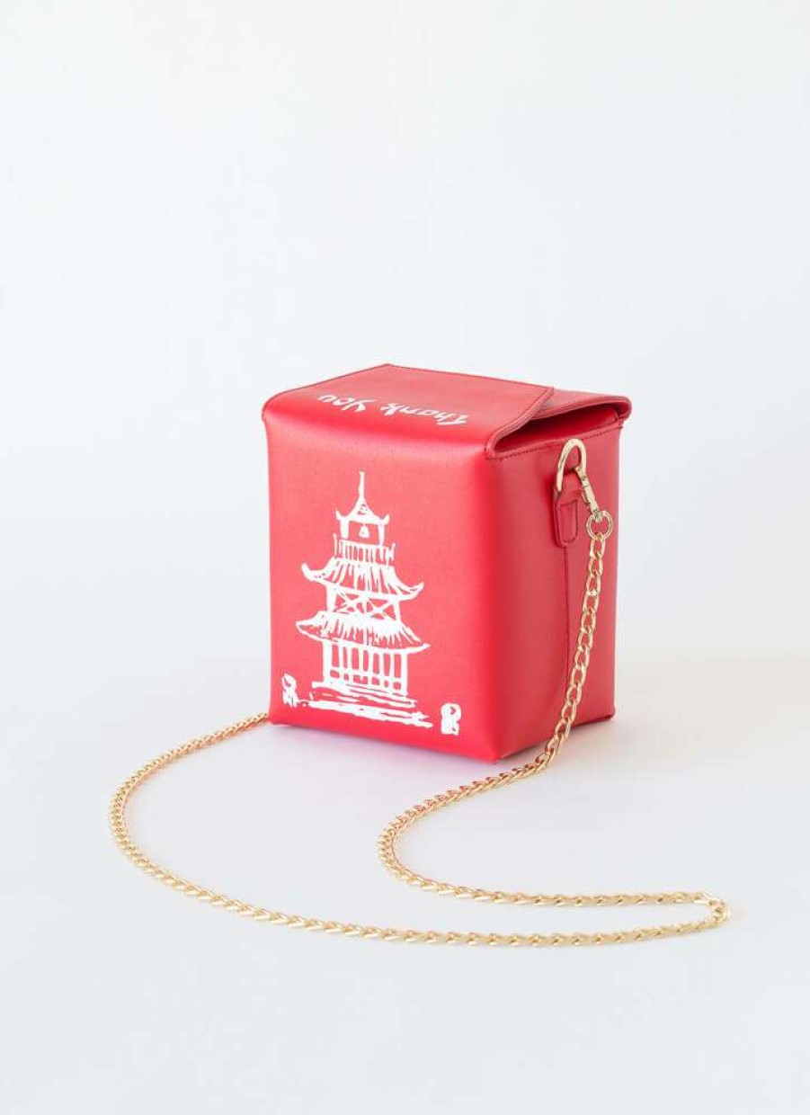 Accessories * | China What'S New 6542 Chinese Take Out Purse Red