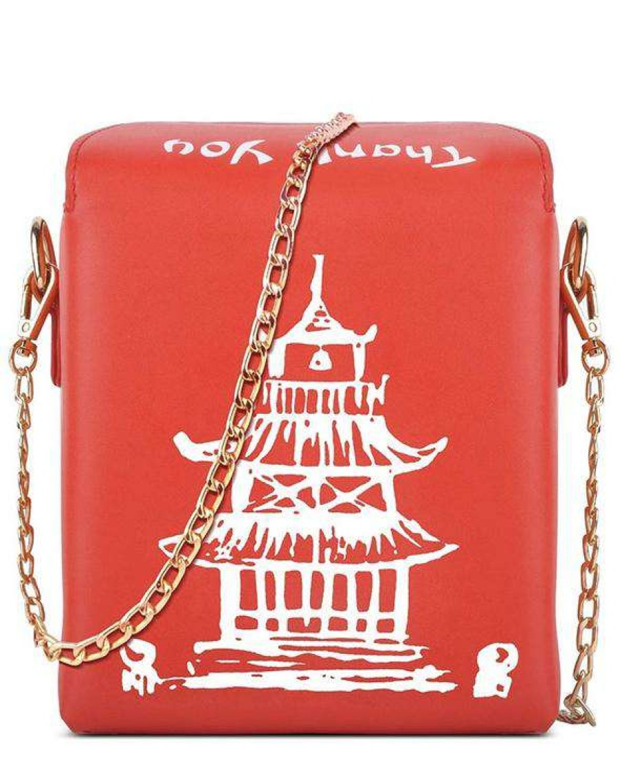 Accessories * | China What'S New 6542 Chinese Take Out Purse Red