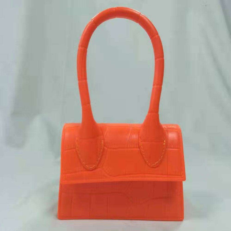 Accessories * | China 9128 Orange Mini Purse