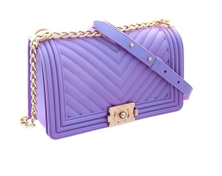 Accessories * | Joia 7048 Lavender Jelly Purse