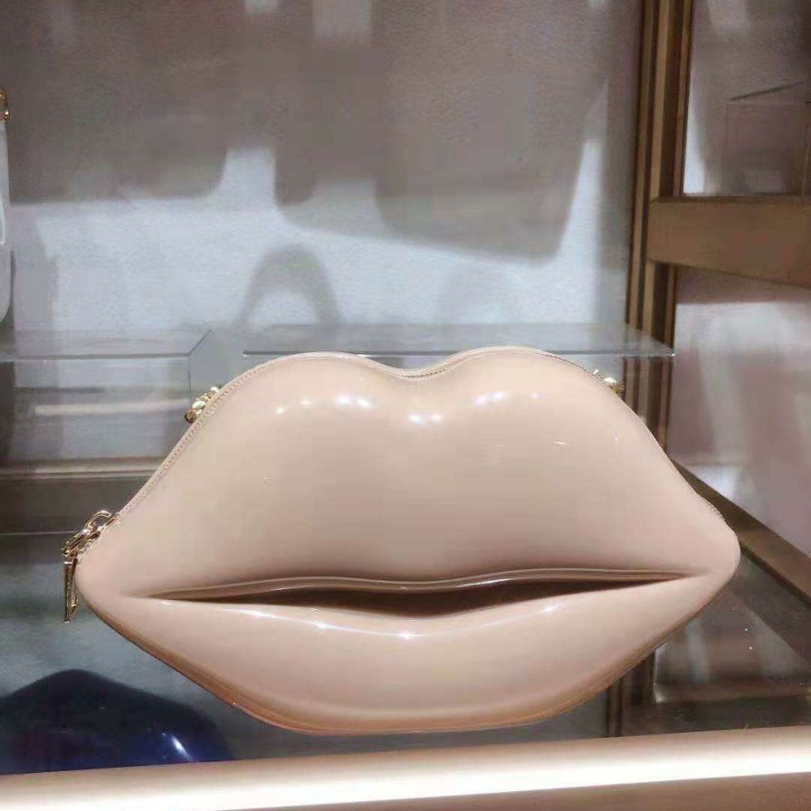 Accessories * | China 2303 Nude Lips Purse