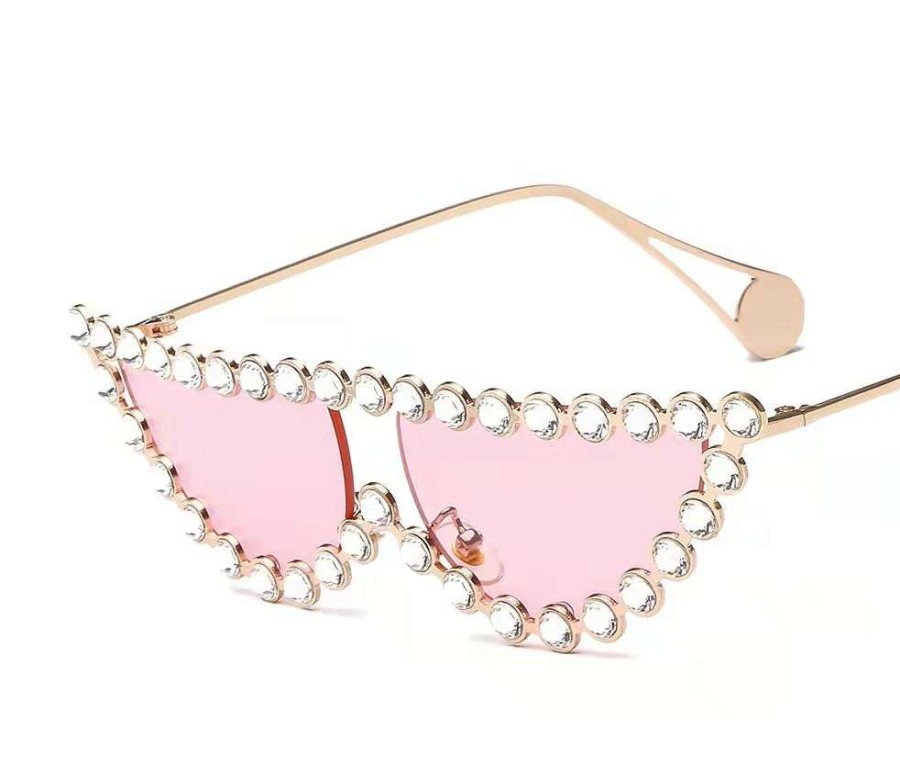 Accessories * | China 0364S Sunglasses Pink Shoe Type