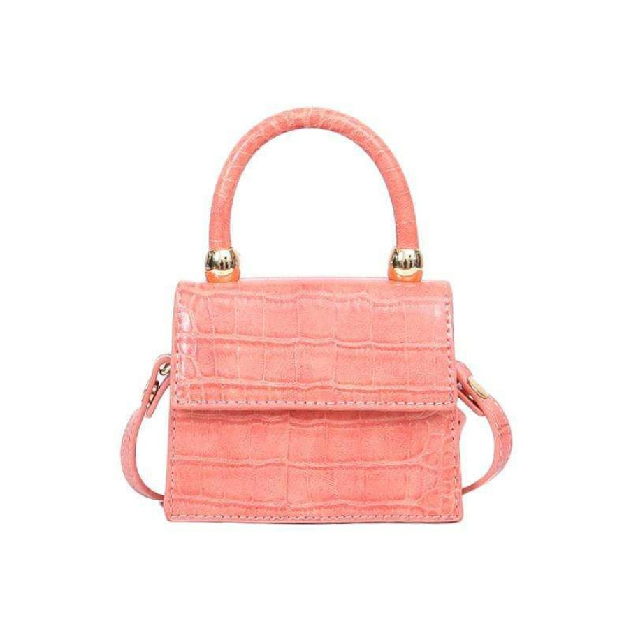 Accessories * | China 9040 Mini Purse Pink What'S New