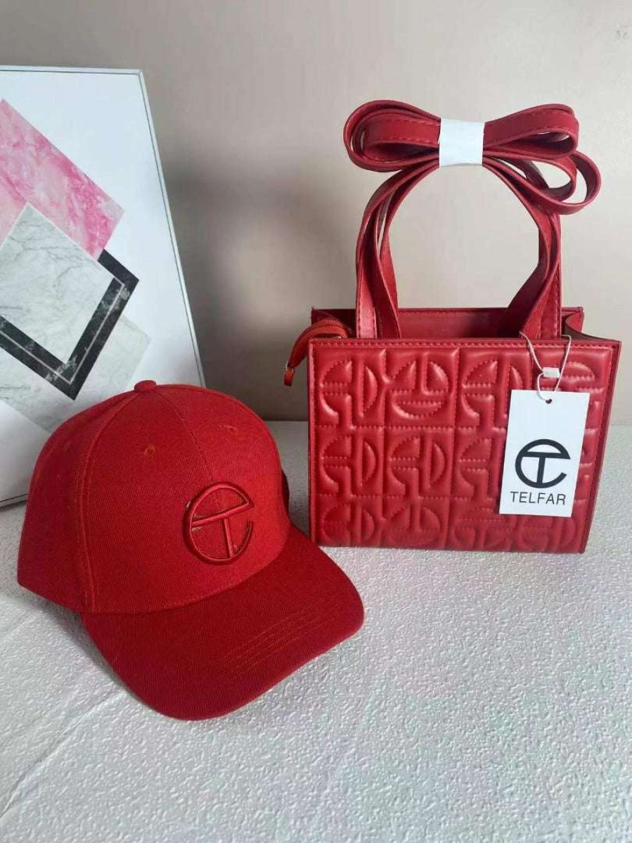 Accessories * | China What'S New 2058 Red T Purse