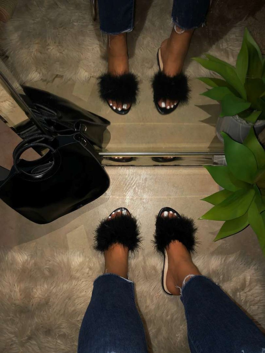 Shoe Type * | Cape Robbin Sandal1 Black What'S New