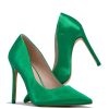 Shoe Type * | Mixx What'S New Selena Green Satin