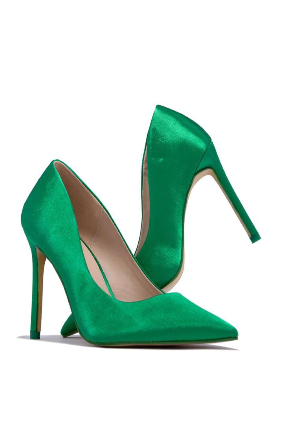 Shoe Type * | Mixx What'S New Selena Green Satin