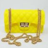 Accessories * | Eli Jp067 Neon Yellow Jelly Purse (Small) What'S New