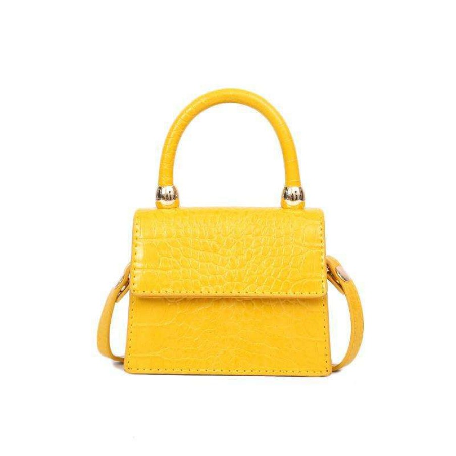 Accessories * | China 9040 Mini Purse Yellow What'S New