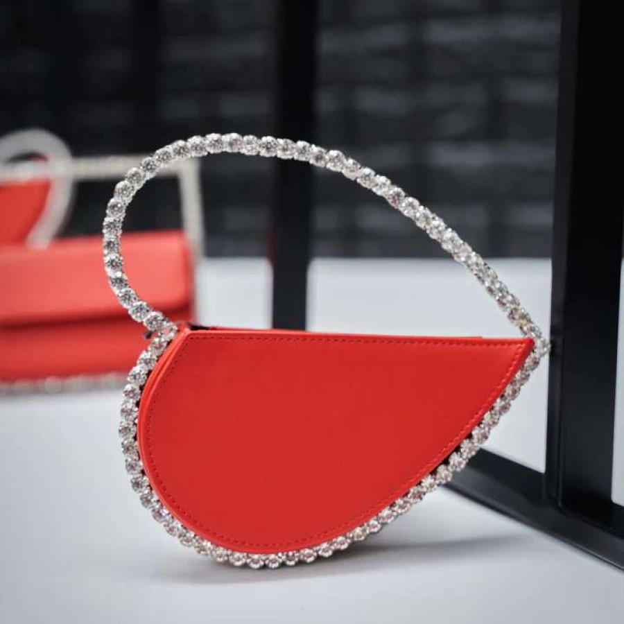 Accessories * | China Y6732 Red Heart Purse What'S New