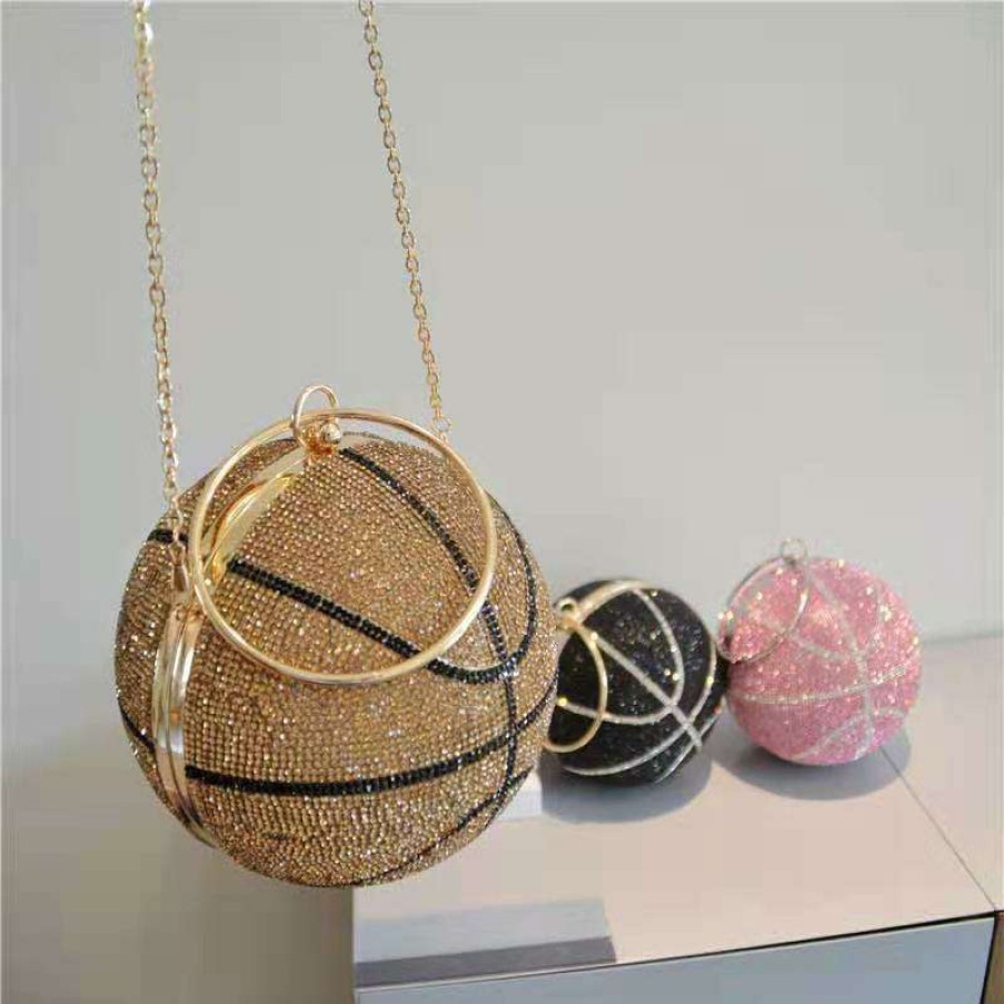 Accessories * | China 2502 Basketball Rhinestone Purse (Small) What'S New