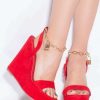 Shoe Type * | Liliana What'S New Angelique6 Red