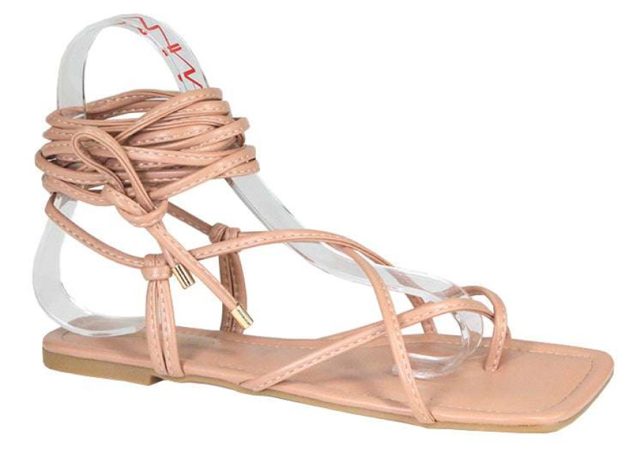 Shoe Type * | Dnd What'S New Laceup4 Nude