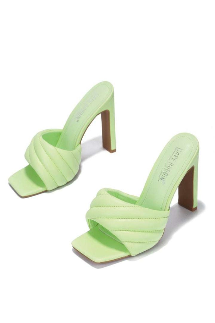 Shoe Type * | Cape Robbin Lorelai Lime What'S New