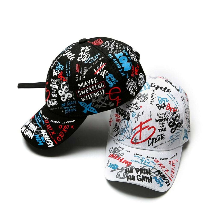 Accessories * | China 823 Graffiti Hat What'S New