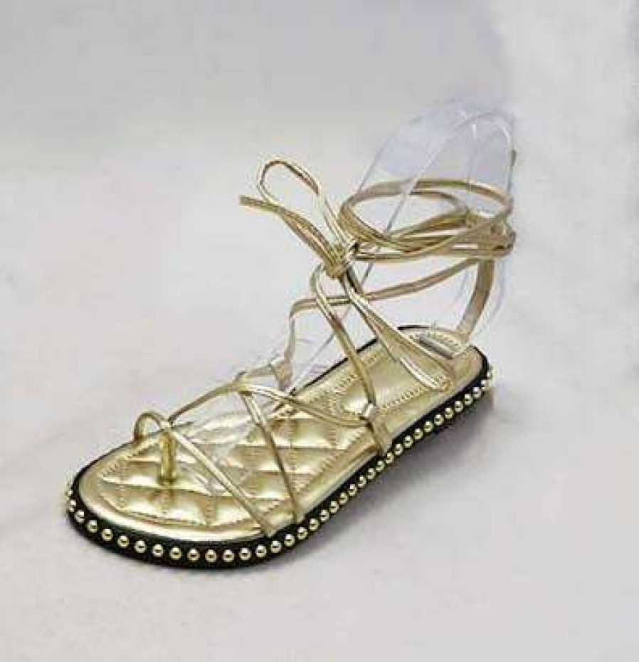 Shoe Type * | Legend Tisha02 Gold What'S New