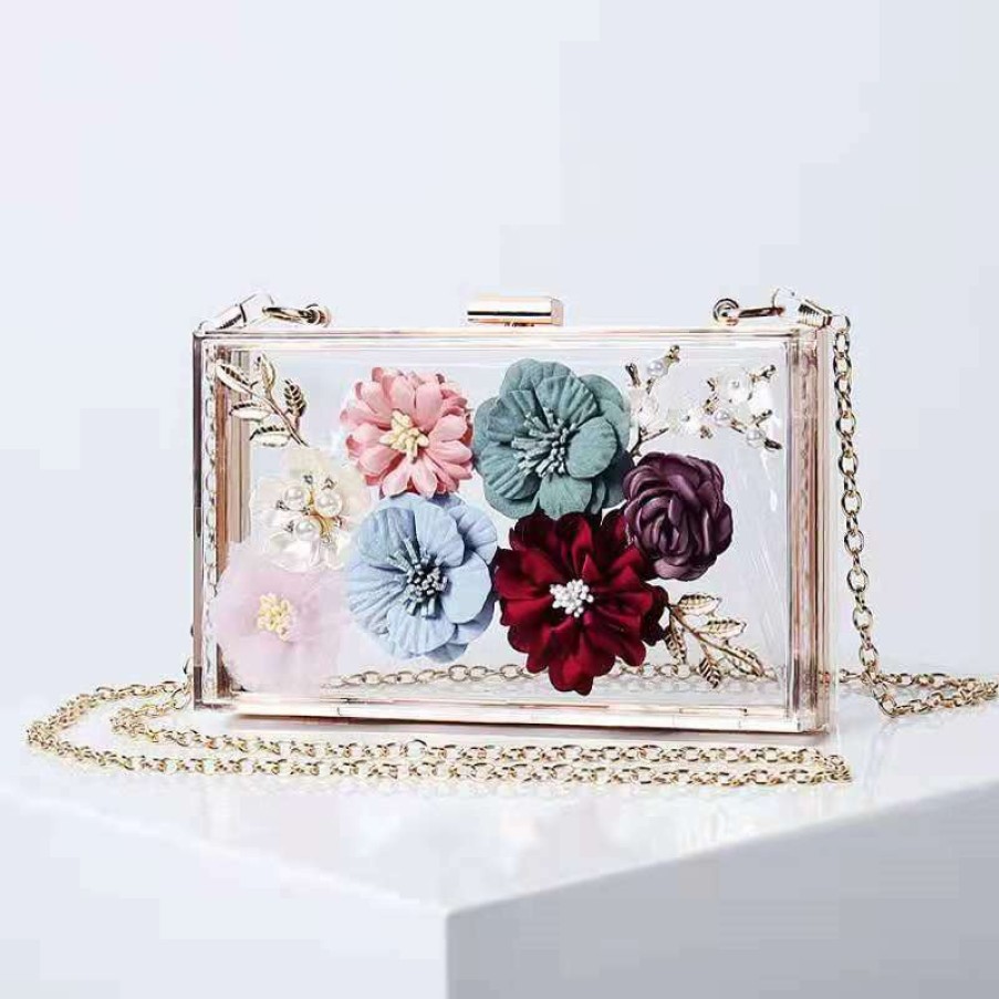 Accessories * | China 8216 Clear Box Purse What'S New