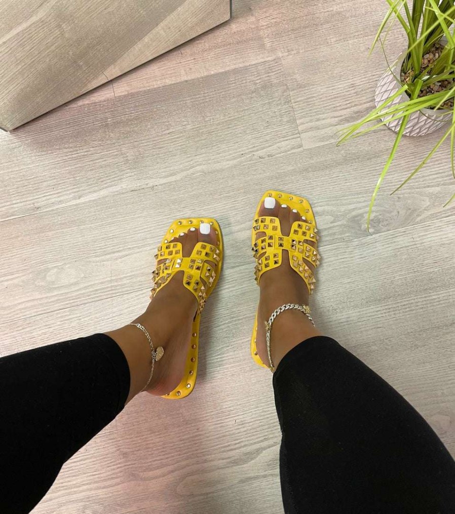 Shoe Type * | Cape Robbin What'S New Amisha Yellow