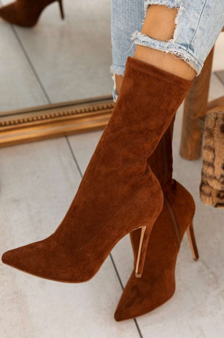 Shoe Type * | Oli J Estella Chestnut Suede