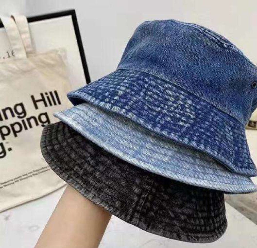 Accessories * | China Denim Bucket Hat What'S New