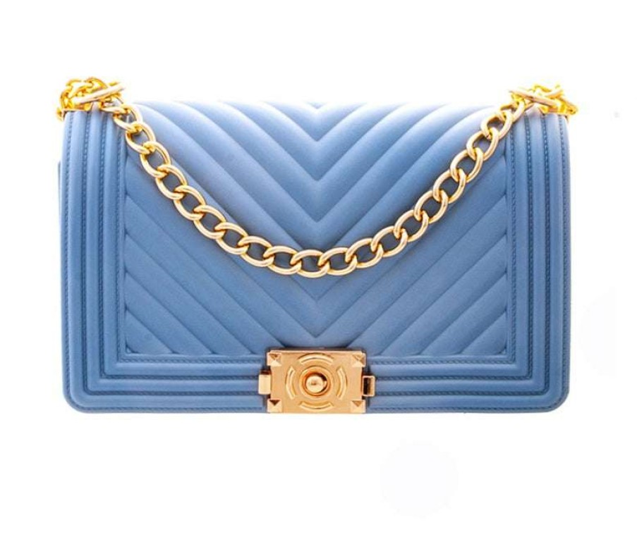 Accessories * | Joia 7044 Light Blue Jelly Purse What'S New