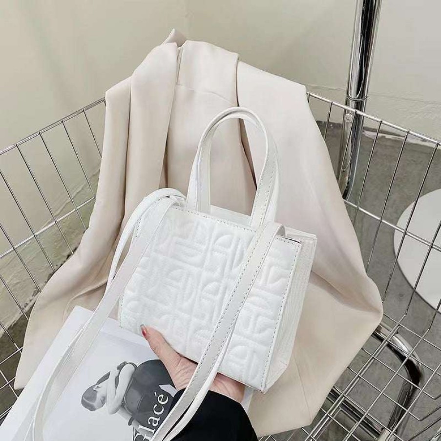 Accessories * | China What'S New 2058 White T Purse