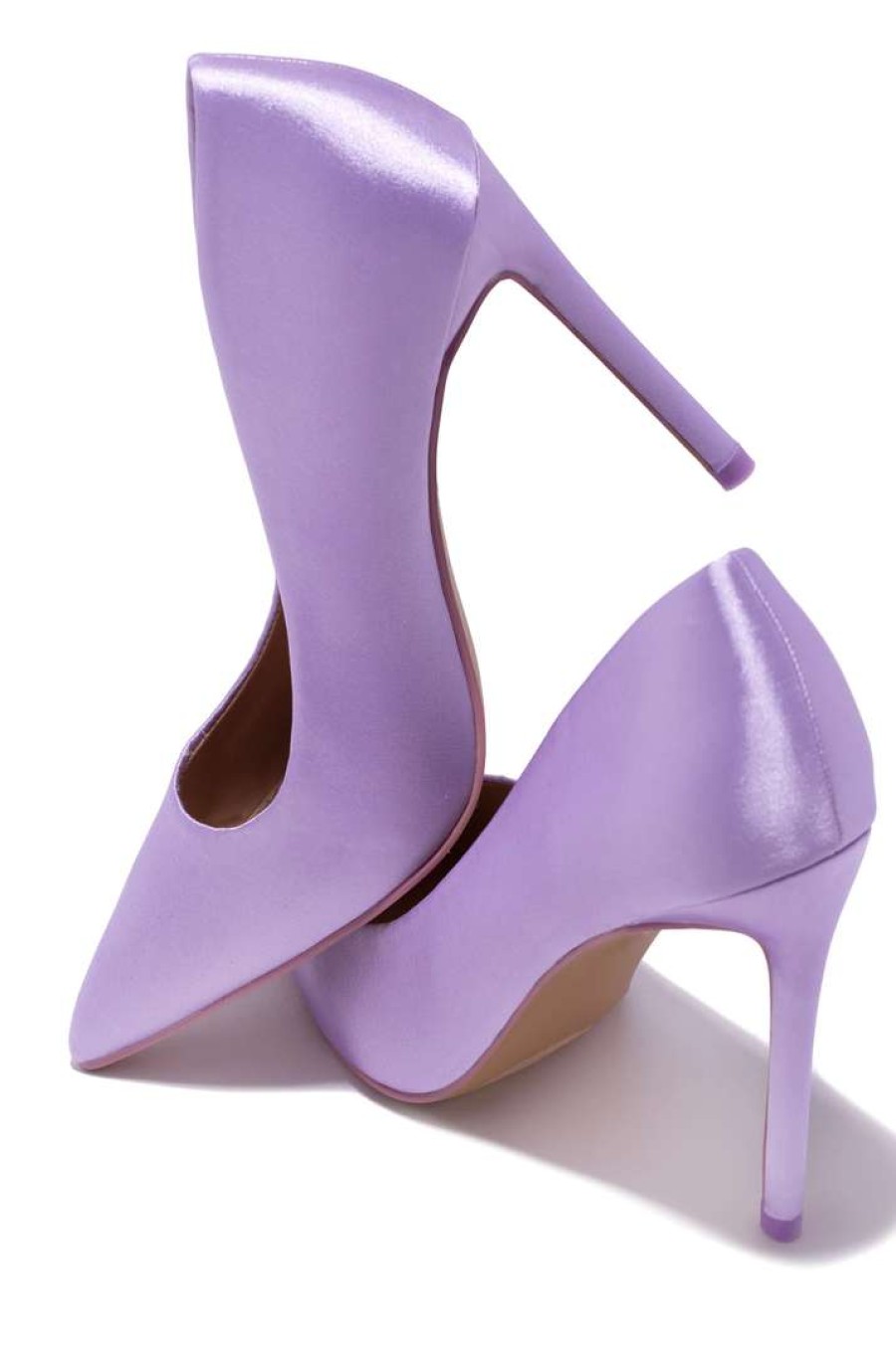 Shoe Type * | Mixx What'S New Selena Lilac Satin