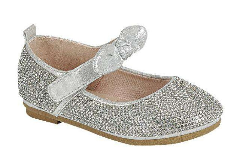 Kids * | Forever Larissa14 Toddlers Silver Shoe Type