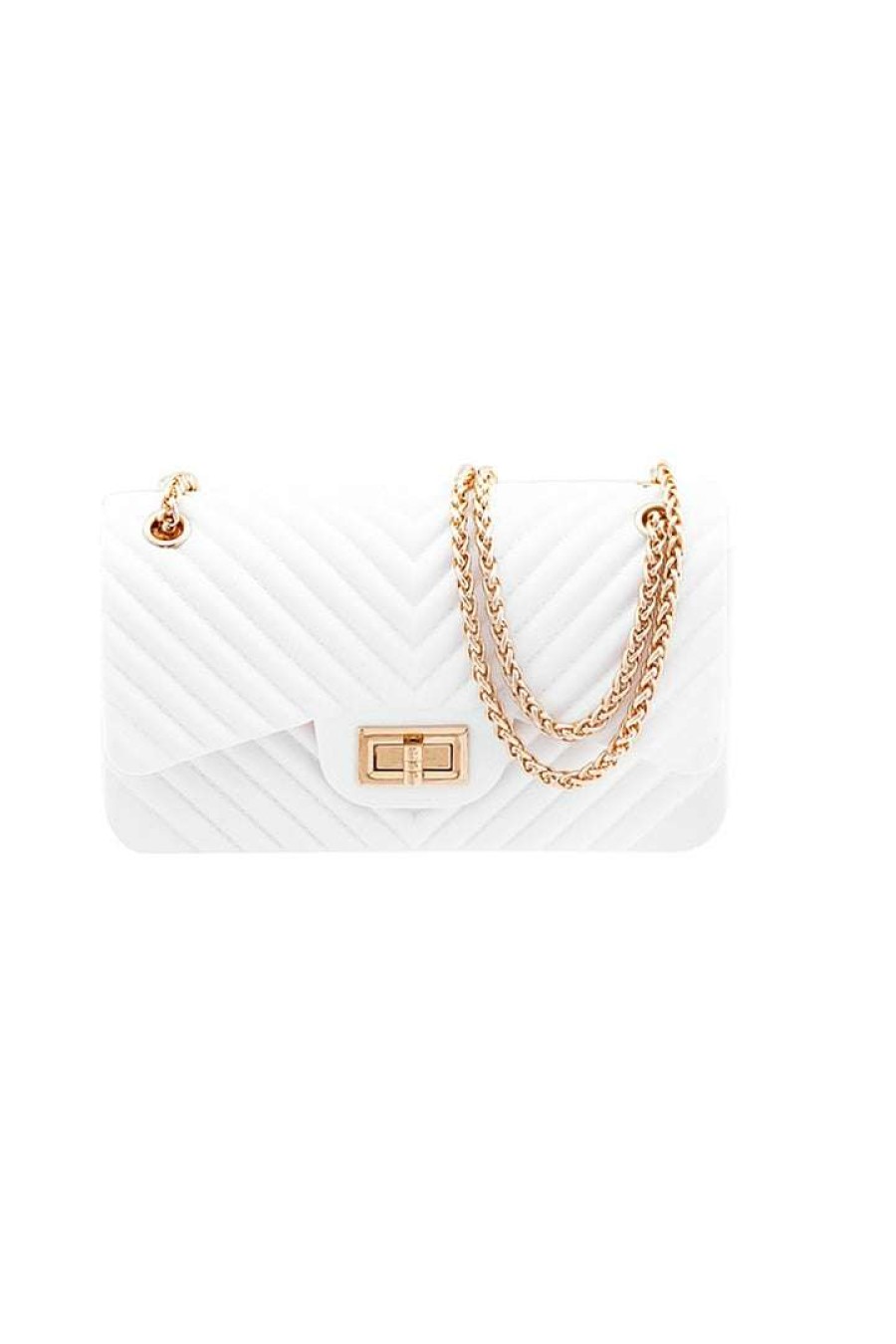 Accessories * | Joia What'S New 7043 White Jelly Purse