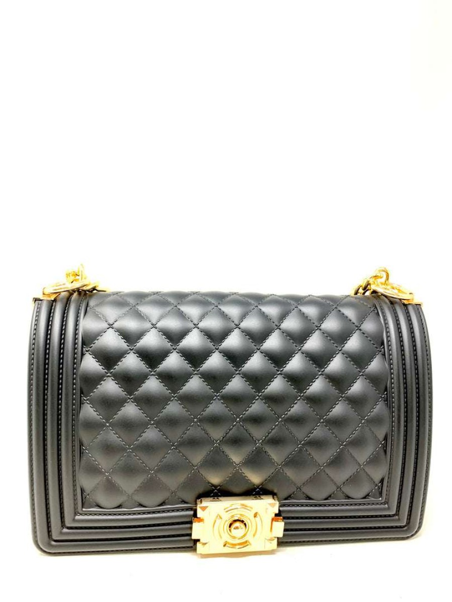 Accessories * | Joia 7048 Black Jelly Purse