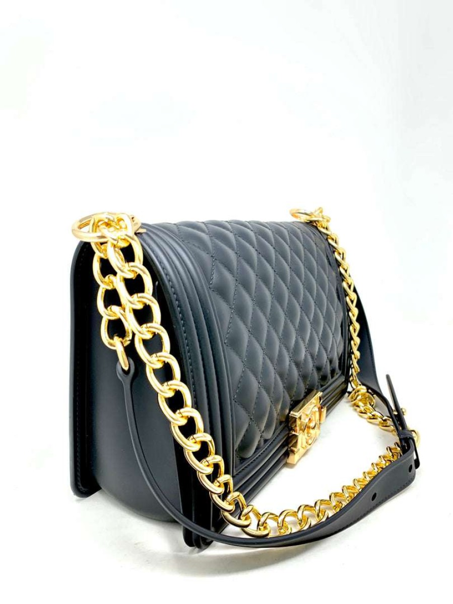 Accessories * | Joia 7048 Black Jelly Purse