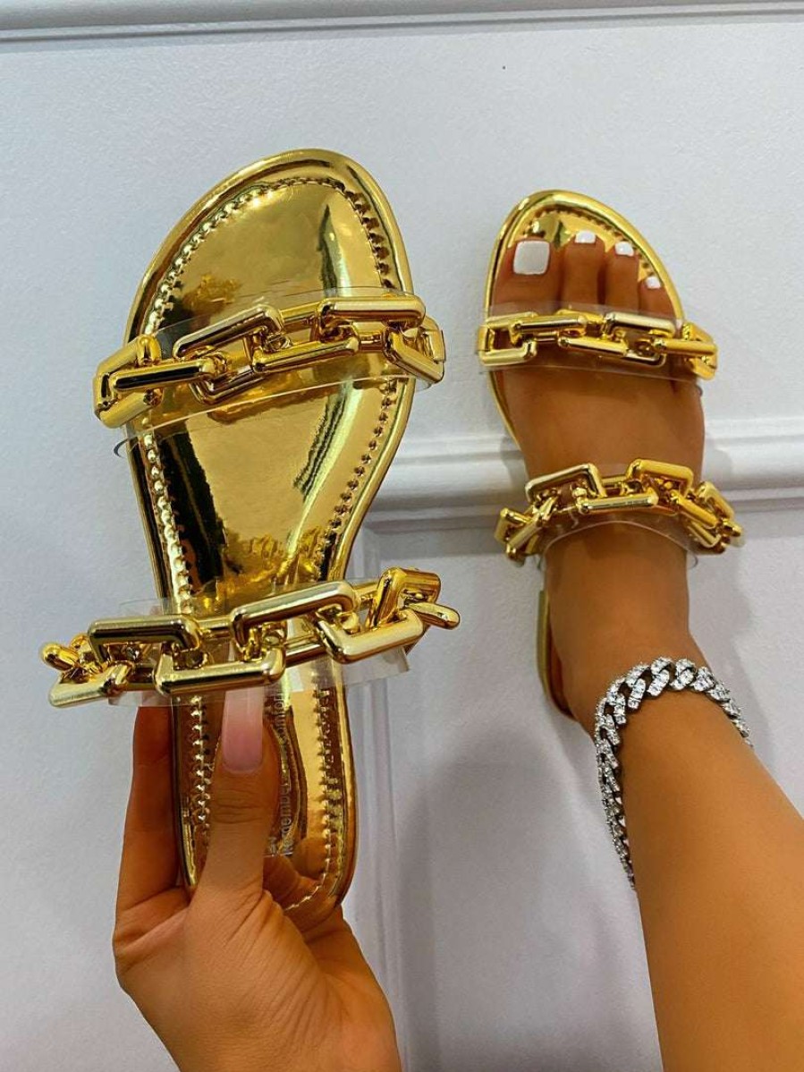 Shoe Type * | Cape Robbin What'S New Goldie Gold