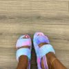 Shoe Type * | Yoki What'S New Cozy02 Blue Tie Dye