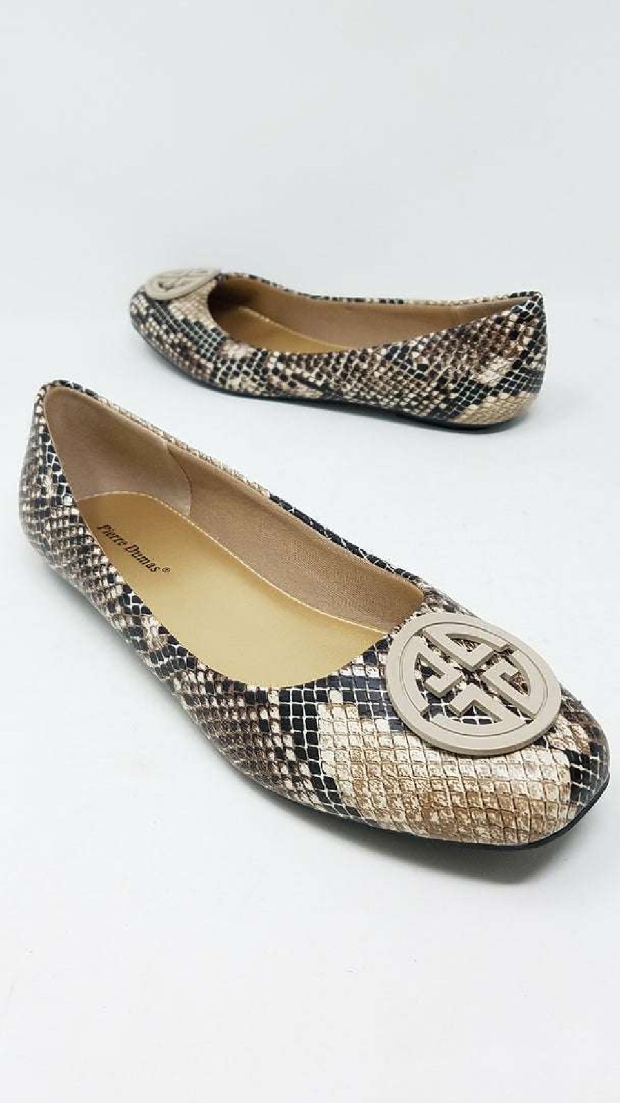 Shoe Type * | Olem Moni55 Taupe Crocodile