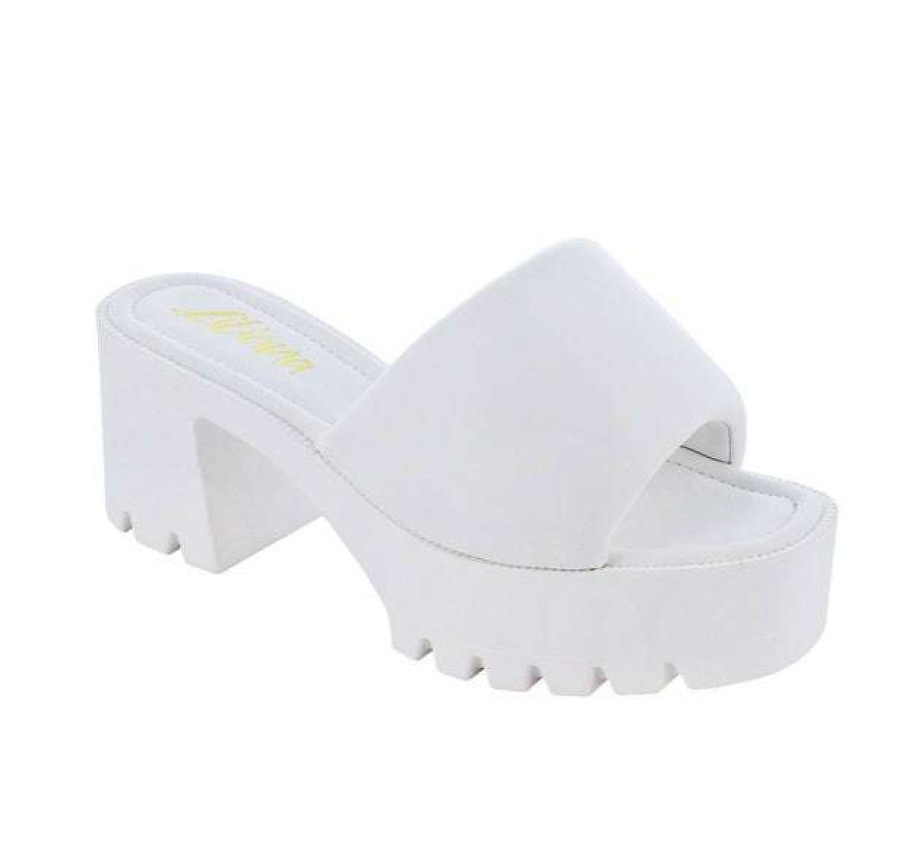 Shoe Type * | Liliana What'S New Rinah1 White