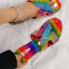 Shoe Type * | Springland Jeffie01 Rainbow What'S New