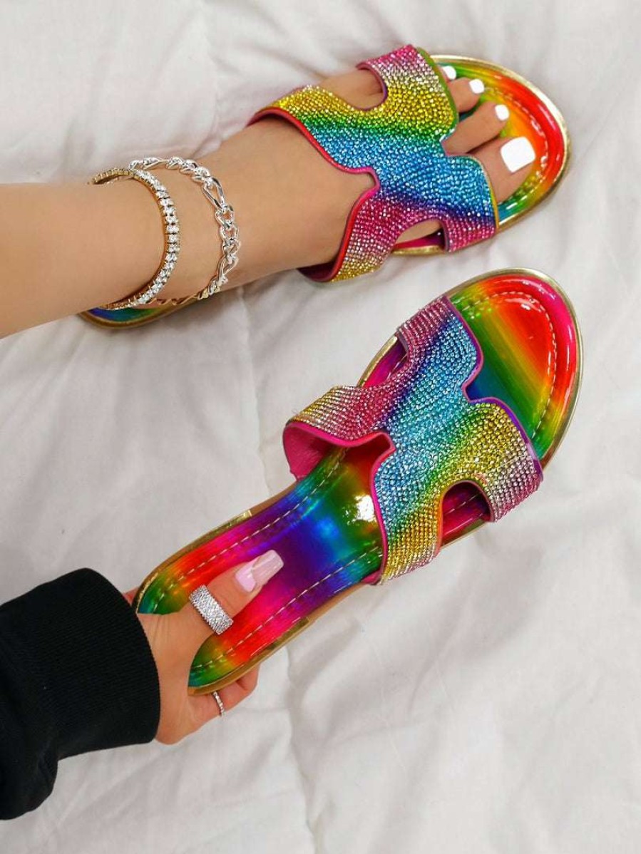 Shoe Type * | Springland Jeffie01 Rainbow What'S New