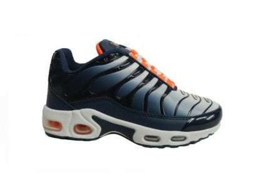 Kids * | Kedi C102 Kids Navy & Orange Shoe Type