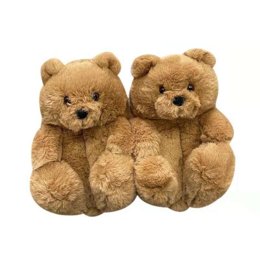 Shoe Type * | China Shoe Type Kids Teddy Bear Slippers