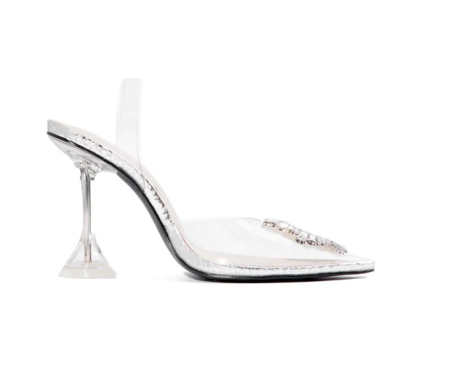 Shoe Type * | Cape Robbin Glassy Silver What'S New