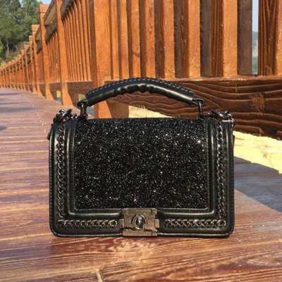 Accessories * | China What'S New 9090 Black Glitter