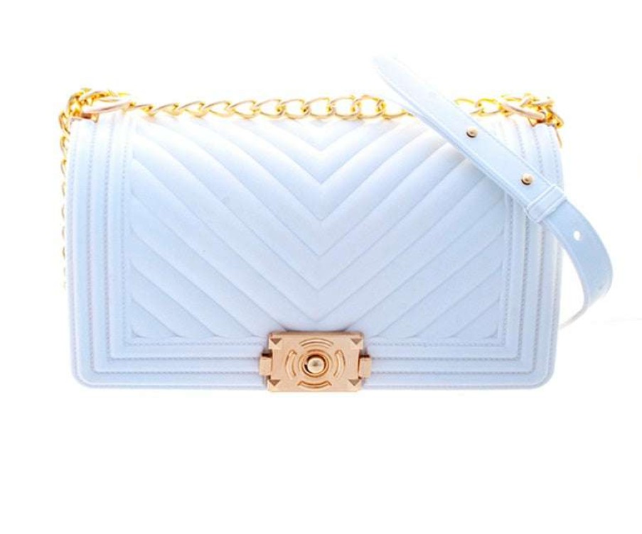 Accessories * | Joia 7044 White Jelly Purse What'S New